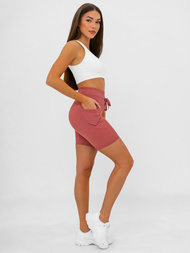 Īsi burgundija sieviešu legingi OZONEE JS/XY24026S