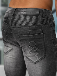 Vīriešu džinsi debesu melni OZONEE NB/MP0070NZ