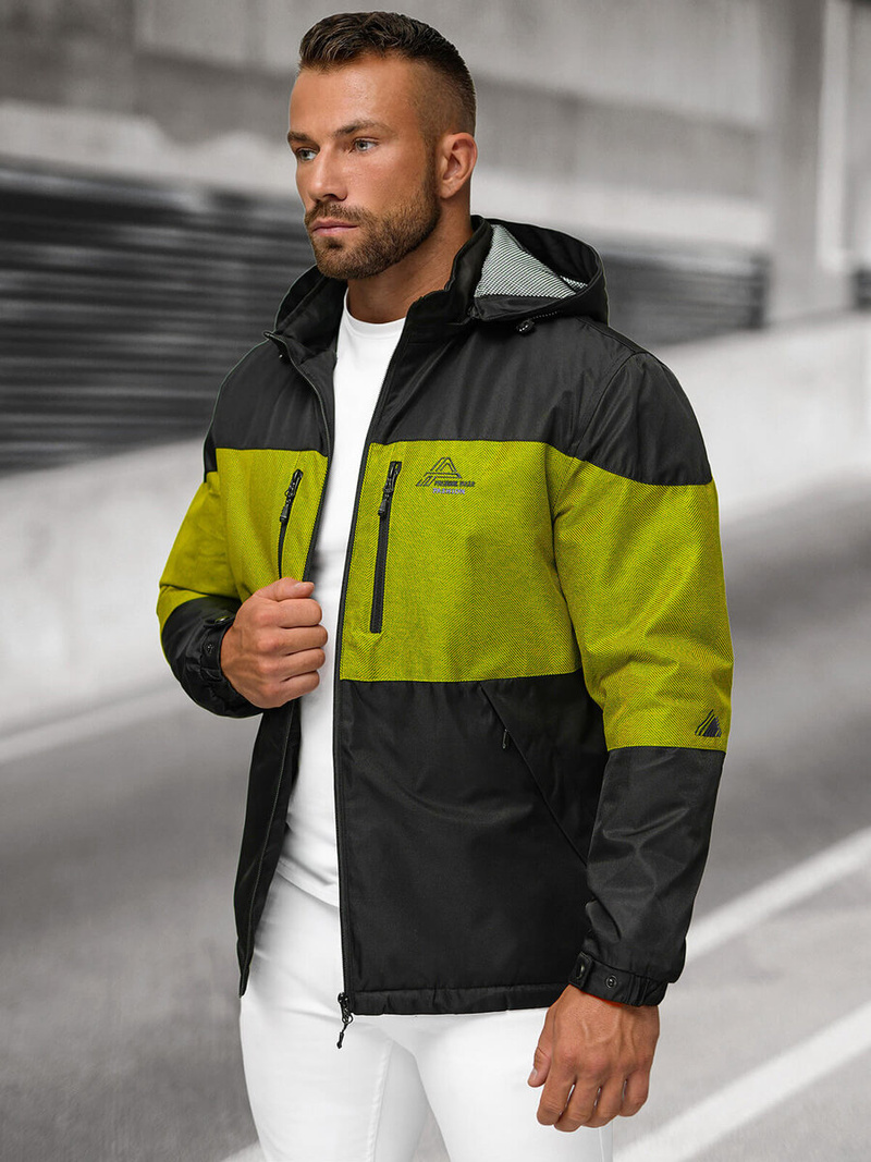 Vīriešu virsjaka melna OZONEE JS/22M310/392Z