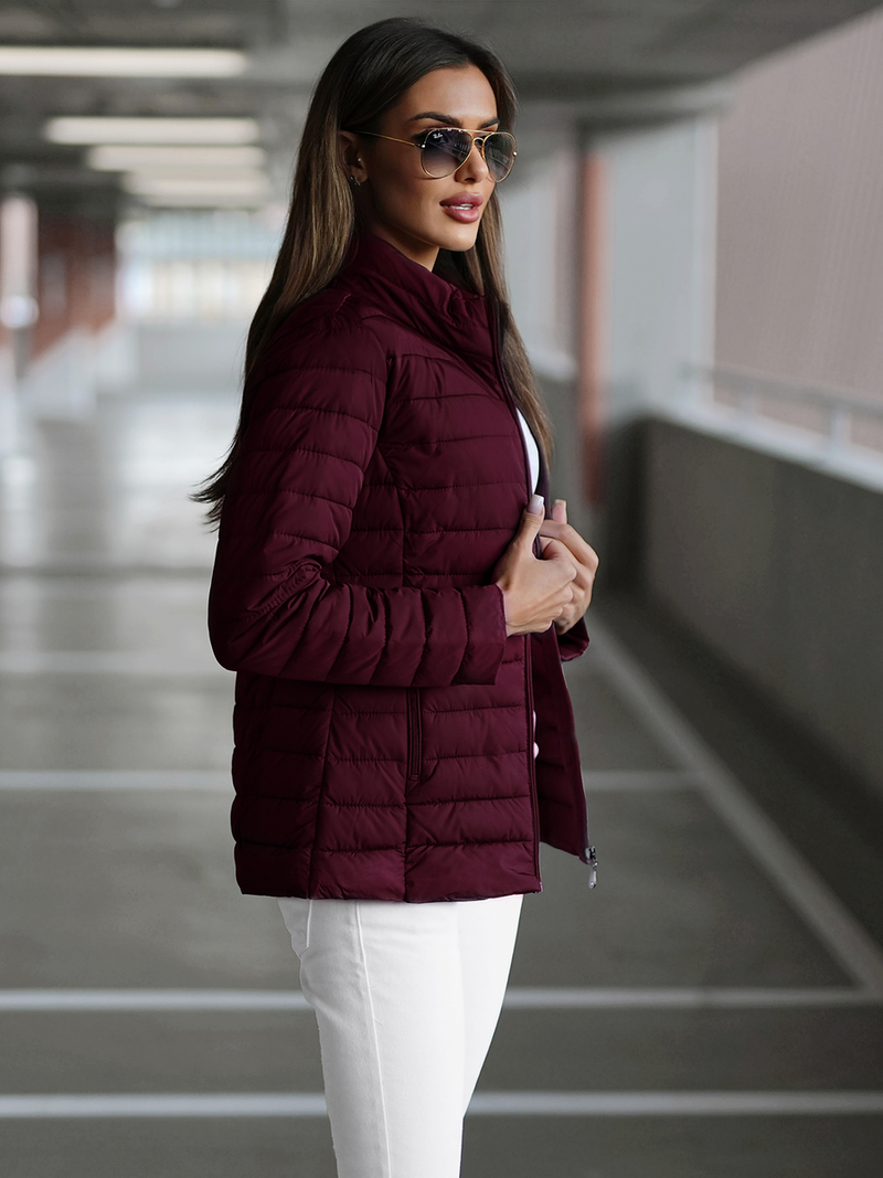 Sieviešu jaka tumši-bordosarkans OZONEE JS/16M9109/01Z