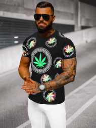 Vīriešu T-krekls Melns OZONEE O/T135/3