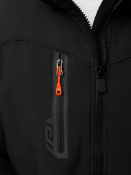 Vīriešu softshell virsjaka melni-oranža OZONEE GE/12268