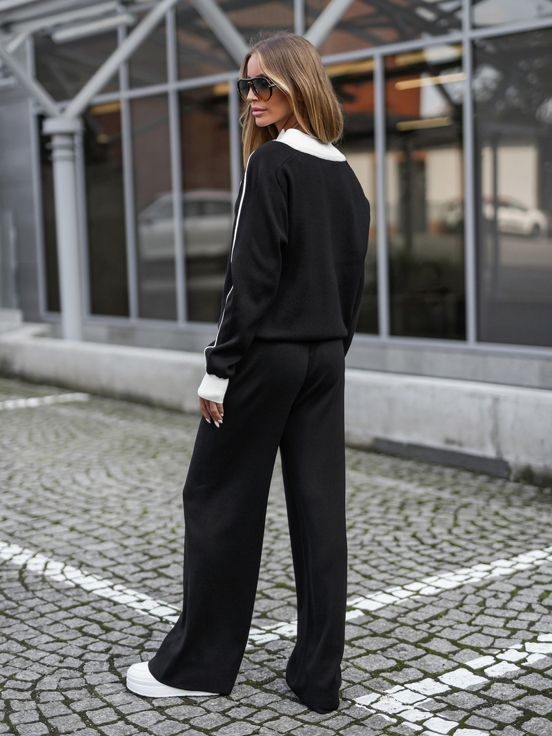 Sieviešu sporta tērps melns OZONEE JS/26C8805/3