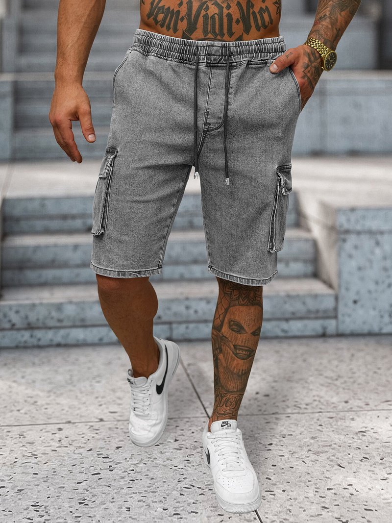 Vīriešu šorti pelēks OZONEE NB/MP0313GC