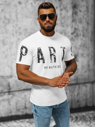 Vīriešu T-krekls Balts OZONEE O/1180Z