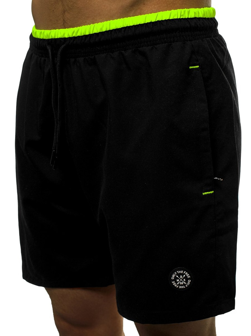 Vīriešu peldbikses melnas OZONEE MAD/4262