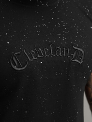 Vīriešu t-krekls melns OZONEE O/QQ1386