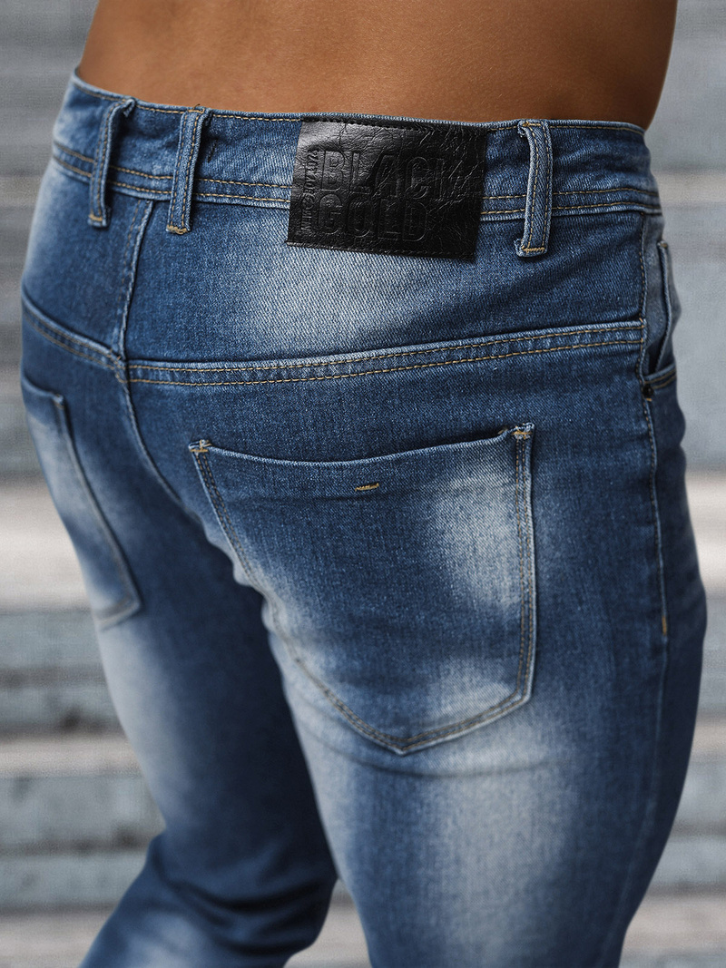 Vīriešu džinsi debesu zili OZONEE NB/MP0199BC