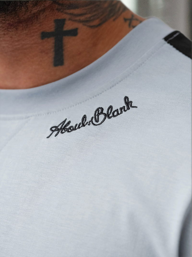 Vīriešu t-krekls gaiši-debesu zils OZONEE O/QQ1195