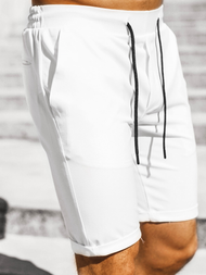 Vīriešu chino šorti balti OZONEE DJ/1001