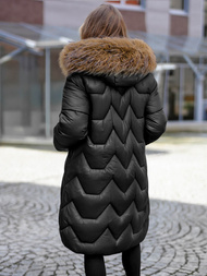 Sieviešu ziemas jaka melna OZONEE O/5M3229/392