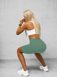 Īsi piparmētra sieviešu legingi OZONEE O/K5-J