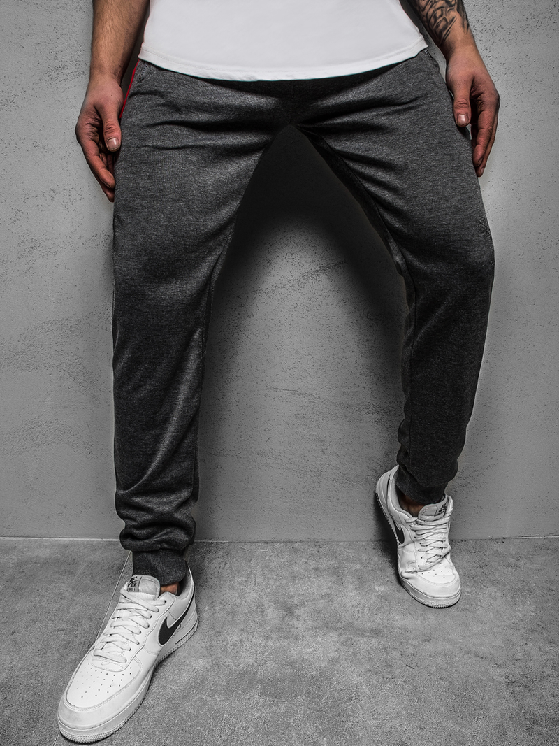 Vīriešu sporta bikses grafīta OZONEE JS/JZ11026Z