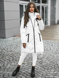 Sieviešu jaka balta OZONEE JS/5M3168/281Z