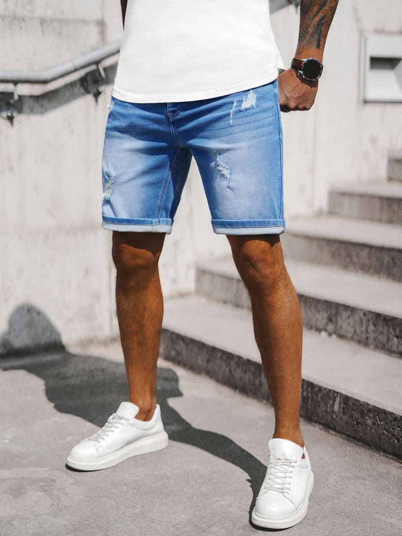 Vīriešu šorti debesu gaiši debesu zili OZONEE NB/MP0060BZ