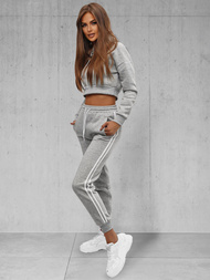 Sieviešu sporta tērps pelēks OZONEE JS/8C67/2Z