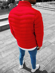 Vīriešu pārejas virsjaka sarkana OZONEE JS/SM70