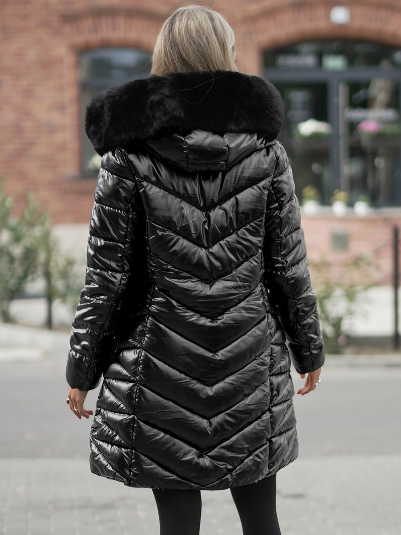 Sieviešu jaka melna OZONEE JS/16M9100/392Z