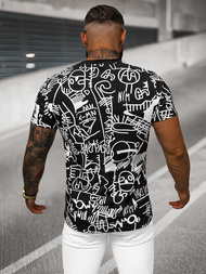 Vīriešu T-krekls Melns OZONEE O/T1269/3