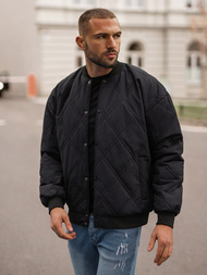 Vīriešu pārejas virsjaka melna OZONEE JS/84M3020/392Z