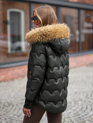 Sieviešu ziemas jaka melna OZONEE JS/5M3337/392