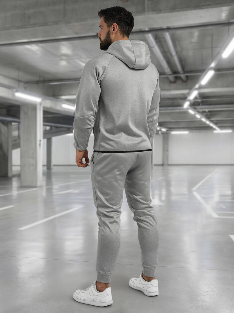 Vīriešu treniņtērps pelēks OZONEE JS/8C1966/2