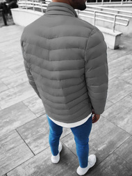 Vīriešu pārejas virsjaka pelēka OZONEE JS/SM70