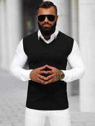 Vīriešu svīteris melns OZONEE NB/MM6005/4Z