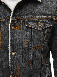 Vīriešu džinsa virsjaka grafīta OZONEE JB/JP1109 