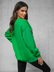 Džemperis zaļa OZONEE O/SWE23055
