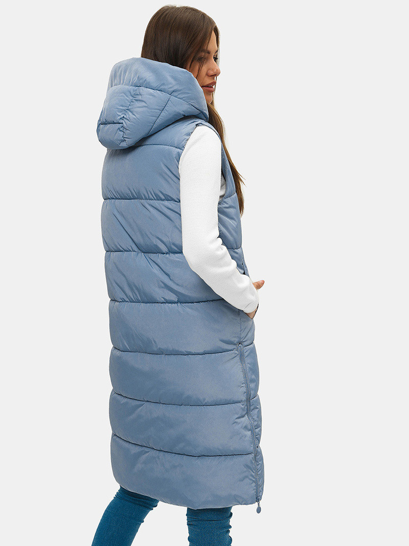 Sieviešu veste gaiši debesu zila OZONEE O/H909/101