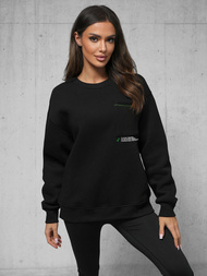 Džemperis melns OZONEE O/SWE23022Z