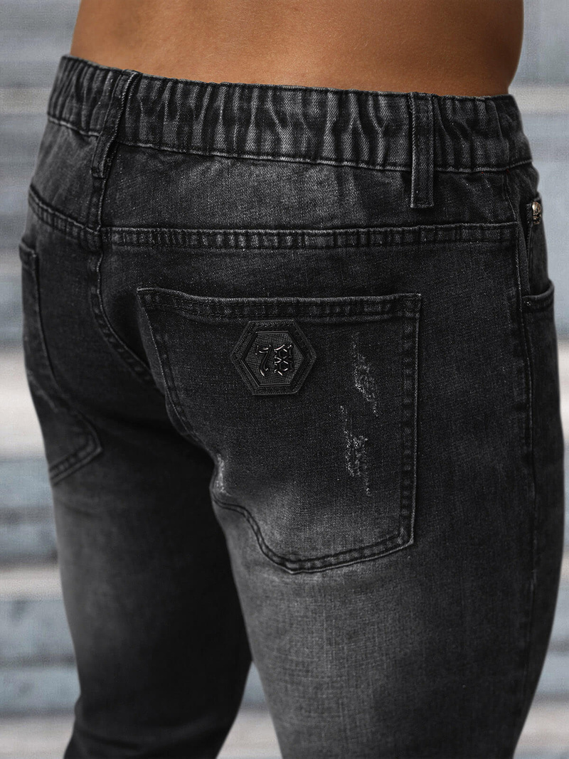 Vīriešu džinsi debesu melni OZONEE NB/MP0063/1N