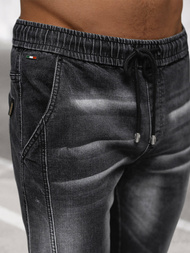 Vīriešu jogger bikses melni OZONEE NB/MP0115N