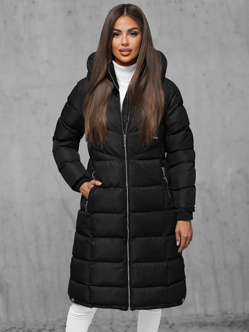 Sieviešu jaka melna OZONEE JS/M736/392