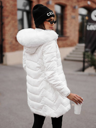 Sieviešu jaka balta OZONEE JS/16M9121/281Z