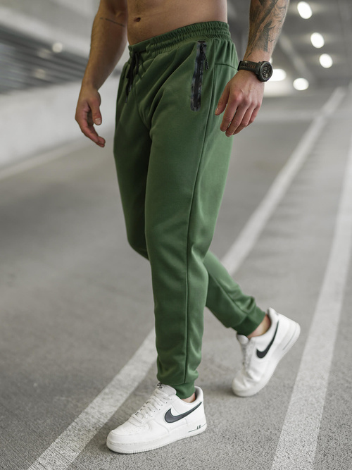 Vīriešu sporta bikses haki OZONEE JS/17K1998/29