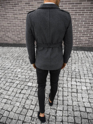 Vīriešu mētelis grafīta/2 OZONEE O/5627