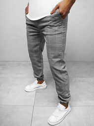 Vīriešu chino bikses pelēki OZONEE DJ/2277/22