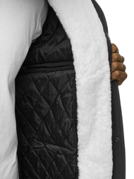 Vīriešu parka melni-balta OZONEE O/5832Z