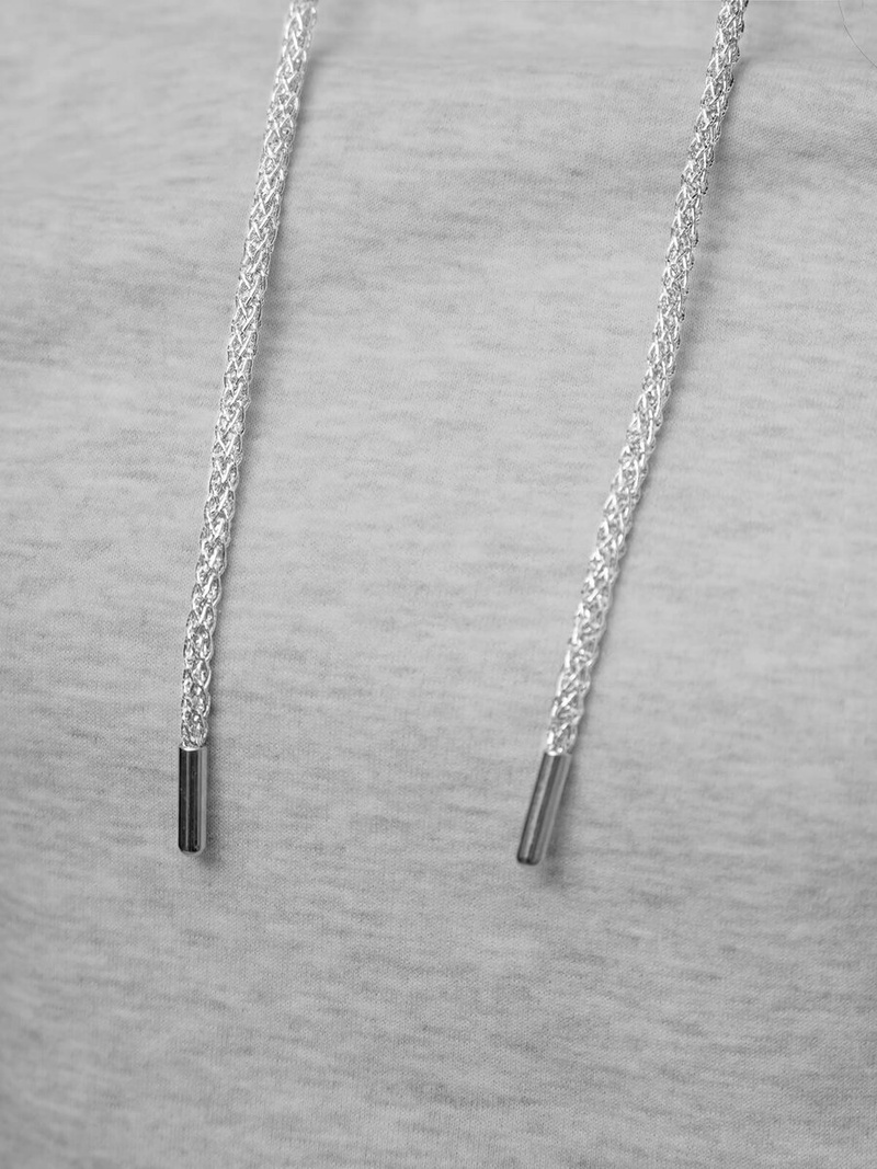 Sieviešu jaka ar kapuci pelēka OZONEE O/12102