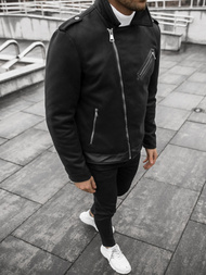 Vīriešu pārejas virsjaka melna OZONEE JS/M15501