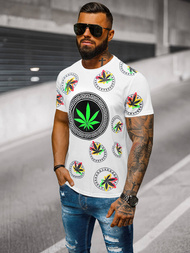 Vīriešu T-krekls Balts OZONEE O/T135/1