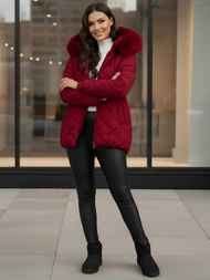 Sieviešu jaka bordosarkans OZONEE JS/16M9296/06Z