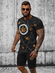 Vīriešu Treniņtērps Melns OZONEE O/HM757Z