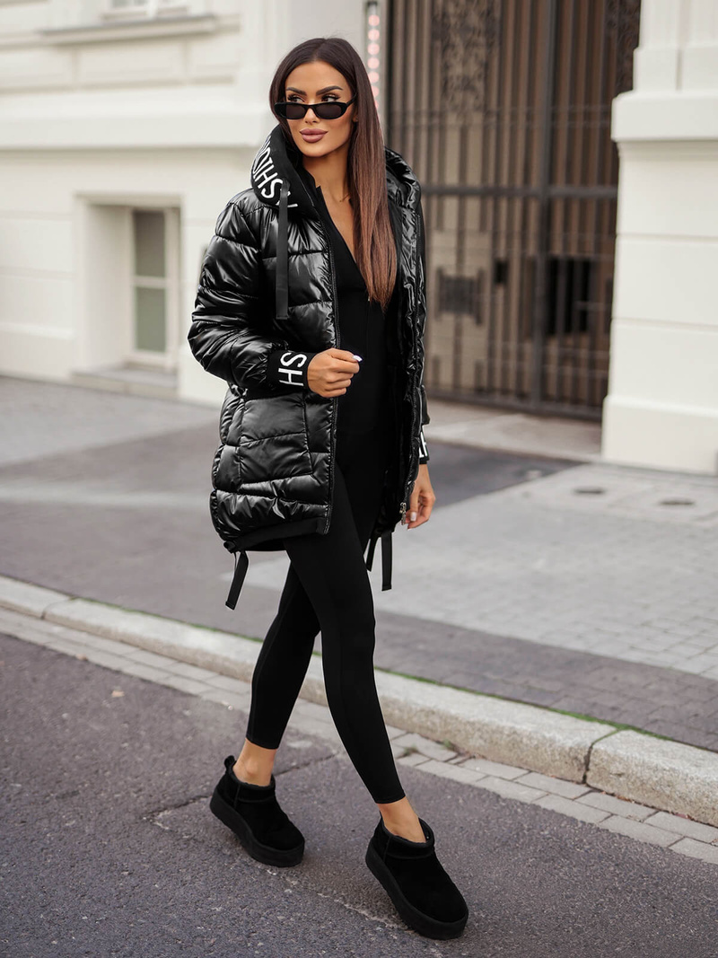 Sieviešu jaka melna OZONEE JS/5M3188/392Z