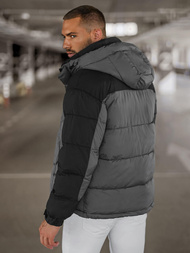 Vīriešu virsjaka pelēka OZONEE JS/31M5008Z