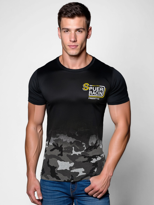 Vīriešu T-krekls Pelēks OZONEE JS/S985/2Z