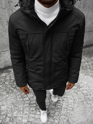 Vīriešu virsjaka melna OZONEE JS/M713/392