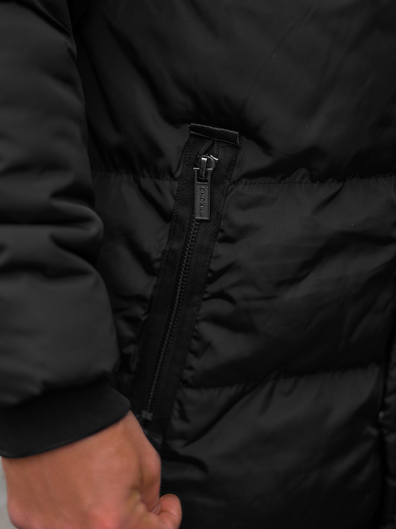 Vīriešu virsjaka melna OZONEE O/M799